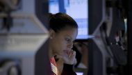 A trader works inside a booth on the floor of the New York Stock Exchange September 15, 2015. Reuters/Brendan McDermid
