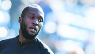 Inter Milan's Belgian forward Romelu Lukaku warms up prior to the Italian Serie A football match Sassuolo vs Inter Milan on October 20, 2019 at the Mapei stadium in Reggio-Emilia. AFP / Miguel Medina