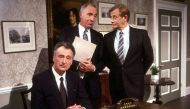 An image from UK comedy 'Yes Minister' which satirises cluttered government lingo