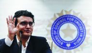 Former Indian cricketer and current BCCI (Board Of Control for Cricket in India) president Sourav Ganguly reacts during a press conference at the BCCI headquarters in Mumbai, India, October 23, 2019. Reuters/Francis Mascarenhas