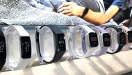 Fitbit smartwatches are displayed at a Best Buy store on November 01, 2019 in San Rafael, California