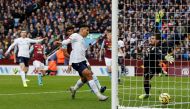 Liverpool's Roberto Firmino scores a goal that is later disallowed during Premier League match against  Aston Villa at Villa Park, Birmingham, Britain November 2, 2019. Reuters/Andrew Yates 
 