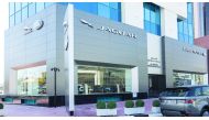 A view of the refurbished showroom of Alfardan Premier Motors Co in Al Sadd.