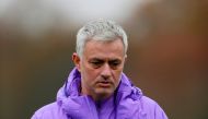 Tottenham Hotspur manager Jose Mourinho during training (Action Images via Reuters/Andrew Couldridge) 
