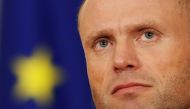 Maltese Prime Minister Joseph Muscat addresses a press conference after an urgent Cabinet meeting at the Auberge de Castille in Valletta, Malta November 29, 2019. Reuters/Yara Nardi
 