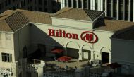 A Hilton hotel is shown in Los Angeles, California, US, August 10, 2017. Reuters/Mike Blake