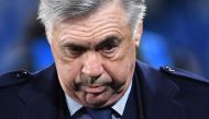 Napoli's Italian head coach Carlo Ancelotti attends the UEFA Champions League Group E football match Napoli vs Genk on December 10, 2019 at the San Paolo stadium in Naples. / AFP / Tiziana FABI
