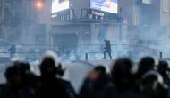  Clashes in central Beirut on December 14, 2019 . / AFP / ANWAR AMRO