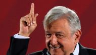President Andres Manuel Lopez Obrador speaks during a news conference at the National Palace in Mexico City August 30, 2019. Reuters / Henry Romero
 