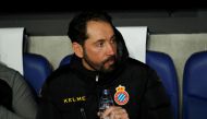 Espanyol coach Pablo Machin before the match Football - Europa League - Espanyol v CSKA Moscow. Spain. December 12, 2019. /REUTERS/Albert Gea