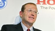 In this file photo taken on February 16, 2004  David Calhoun at Honda's headquarters in Tokyo. AFP / Toru Yamanaka 