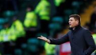 Rangers' manager Steven Gerrard reacts Action. Scottish Premiership - Celtic v Rangers - Britain. December 29, 2019 /Reuters/Lee Smith