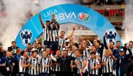 Soccer Football - Liga MX - Final - Second Leg - America v Monterrey - Azteca Stadium, Mexico City, Mexico - December 29, 2019 Monterrey's Dorlan Pabon celebrates with the trophy after winning the Liga MX REUTERS/Henry Romero