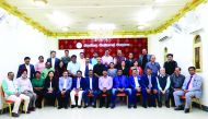 The senior community members and the presidents of various associate organisations of ICC during a meeting held in connection with the community festival at ICC. 