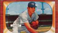 1955 Bowman baseball card of Don Larsen of the New York Yankees #67