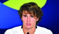 Alexander Zverev of Germany attends a press conference ahead of the ATP Cup tennis tournament in Brisbane on January 2, 2020. AFP / Saeed Khan