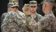 US soldiers in the US military camp of Bondsteel near the village of Sojeve on March 10, 2016. AFP /  Armend Nimani