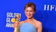 US actress Renee Zellweger poses in the press room with the award for Best Performance by an Actress In A Television Series - Drama during the 77th annual Golden Globe Awards on January 5, 2020, at The Beverly Hilton hotel in Beverly Hills, California. AF