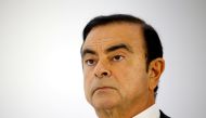 Carlos Ghosn attends a press conference on the second press day of the Paris auto show, October 3, 2018. Reuters / Regis Duvignau