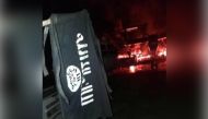 An image distributed by al Shabaab after the attack on a military base in Kenya shows Somalia's al Shabaab militant group's flag, said to be at the Manda Bay Airfield in Manda, Lamu, Kenya January 5, 2020. Al-Shabaab/Handout via Reuters