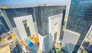 A view of Ezdan Towers. 