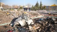 File picture of Ukraine plane crash. 