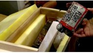 File photo: The crate containing purportedly the two black boxes recovered from the crashed Ukrainian airliner, Boeing 737-800, is seen in this still image taken from a video, in Tehran, Iran January 10, 2020.  IRIB VIA WANA/Handout via Reuters
