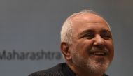 Iran's Foreign Minister Mohammad Javad Zarif looks on during a gathering at the All India Association of Industries (AIAI) in Mumbai on January 17, 2020. Iran's Foreign Minister Mohammad Javad Zarif is on a three-day visit to India. / AFP / Punit PARANJPE