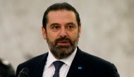 FILE PHOTO: Lebanon's caretaker Prime Minister Saad al-Hariri speaks after meeting with President Michel Aoun at the presidential palace in Baabda, Lebanon November 7, 2019. REUTERS/Mohamed Azakir