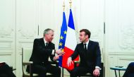 France's President Emmanuel Macron attends a meeting with James Quincey, Chief Executive Officer of The Coca-Cola Company, during the ‘Choose France’ summit at the Chateau de Versailles, outside Paris, on January 20, 2020. AFP pool / Benoit Tessier

