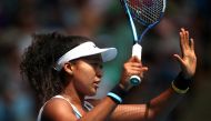  Australian Open - Second Round - Melbourne Park, Melbourne, Australia - January 22, 2020 Japan's Naomi Osaka reacts during the match against China's Saisai Zheng REUTERS/Hannah Mckay 
