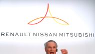 Renault Chairman Jean-Dominique Senard attends a Renault Nissan and Mitsubishi chief’s joint news conference in Yokohama, Japan, March 12, 2019. Reuters / Kim Kyung-Hoon