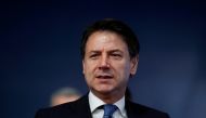  FILE PHOTO: Prime Minister of Italy Giuseppe Conte arrives to attend the European Union leaders summit, in Brussels, Belgium December 13, 2019. REUTERS/Christian Hartmann/Pool/File Photo 
