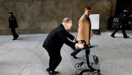 Film producer Harvey Weinstein arrives at New York Criminal Court for his sexual assault trial in the Manhattan borough of New York City, New York, US, January 24, 2020. Reuters/Brendan McDermid