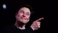Elon Musk speaks during the unveiling of the new Tesla Model Y in Hawthorne, California on March 14, 2019. AFP / Frederic J Brown