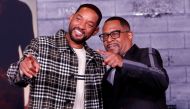  FILE PHOTO: Cast members Will Smith (L) and Martin Lawrence pose at the premiere of 