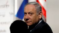 FILE PHOTO: Israeli Prime Minister Benjamin Netanyahu arrives to attend a conference in Jerusalem January 8, 2020 REUTERS/Ronen Zvulun/File Photo
 
