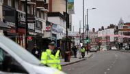 Police is seen near a site where a man was shot by armed officers in Streatham, south London, Britain, February 2, 2020. Reuters/Antonio Bronic
 