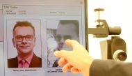FILE PHOTO: The German Bar Association presents facial recognition technology during a presser in Berlin, Germany, August 1, 2017. Reuters / Hannibal Hanschke