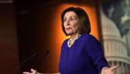 FEBRUARY 06: U.S. Speaker of the House Rep. Nancy Pelosi (D-CA) speaks during her weekly news conference February 6. 2020 on Capitol Hill in Washington, DC. Alex Wong / AFP