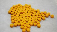 Tablets believed to be laced with fentanyl are displayed at the Drug Enforcement Administration’s Northeast Regional Laboratory on October 8, 2019, in New York. AFP  / Don Emmert