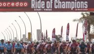 A file photo of Ooredoo Ride of Champions.