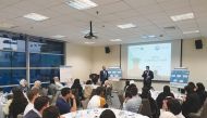 Students attending QIB’s innovative financial literacy program ‘How Money Works’.