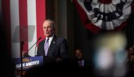 FILE PHOTO: Democratic presidential candidate Michael Bloomberg attends a campaign event at Buffalo Soldiers national museum in Houston, Texas, U.S. February 13, 2020. REUTERS/Go Nakamura/File Photo