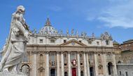 This file photo taken on June 04 2017 in Vatican shows St Peters’ basilica during a mass led by Pope Francis. AFP / Andreas Solaro