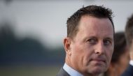  In this file photo taken on May 31, 2019 US ambassador to Germany Richard Grenell awaits the arrival of US Secretary of State at Tegel airport in Berlin. AFP / Odd Andersen
 