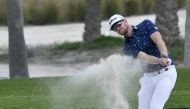 Germany's Marcel Siem in action during the first round of the Qatar Open Amateur Golf Championship at the Doha Golf Club yesterday. Pictures: Syed Omar