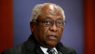US Rep Jim Clyburn (D-SC) arrives for a closed organizational meeting of House Democrats to elect leaders for the 116th Congress at the US Capitol in Washington, November 28, 2018. Reuters/Jim Young