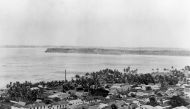 Photo of Agana taken before World War II.