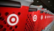 Shopping carts are seen at a Target store in Azusa, California U.S. November 16, 2017. Reuters/Lucy Nicholson